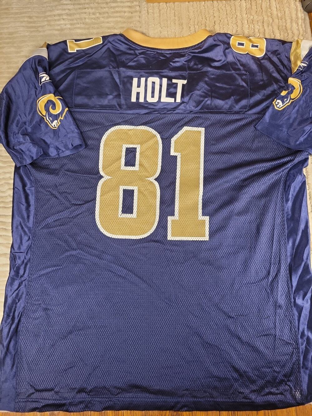 Reebok Torry Holt Los Angeles LA St Louis Rams Football Jersey Mens XL Adult